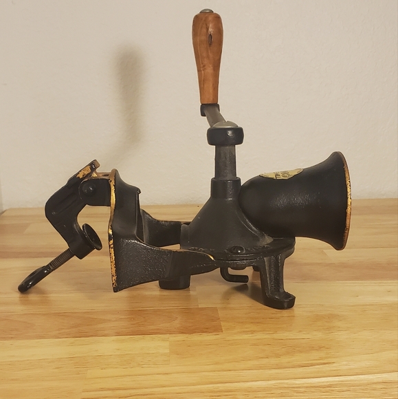 Spong & Co England No 1 Wall or Counter Coffee Mill Grinder Cup label NM - Picture 8 of 12